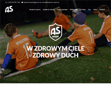 Tablet Screenshot of akademia-sportu.pl